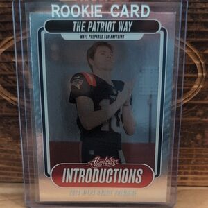 2024 Absolute Drake Maye Rookie Card Introductions The Patriot Way MVP?